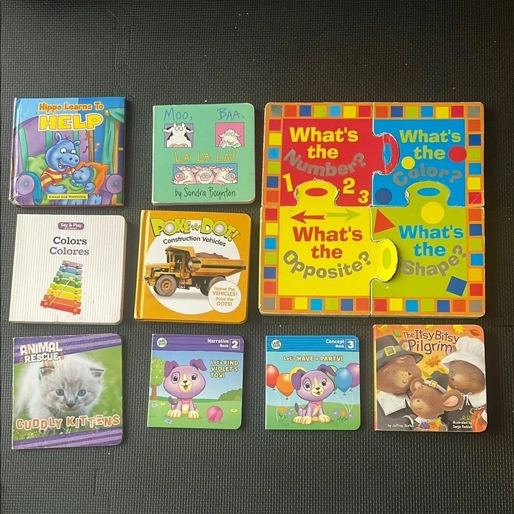 Toddler Board Books Bundle of 12